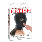 FETISH FANTASY SERIES - CAPUCHA DE SPANDEX DE 3 AGUJEROS